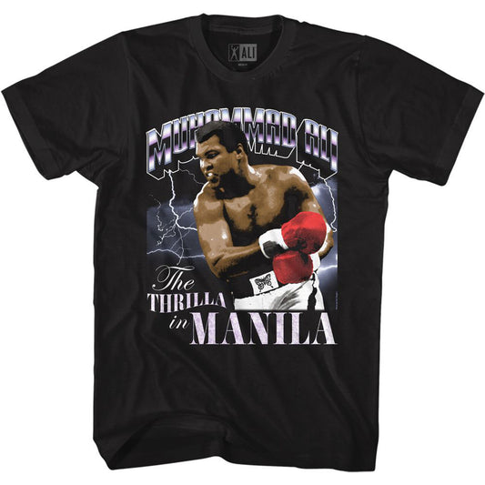 Muhammad Ali Thrilla & Lightning T-shirt Front