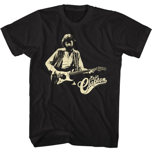 Eric Clapton Clapton W Guitar T-shirt Front