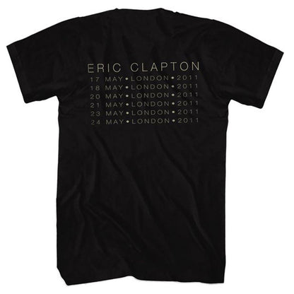 Eric Clapton Guitar Circles T-shirt Back