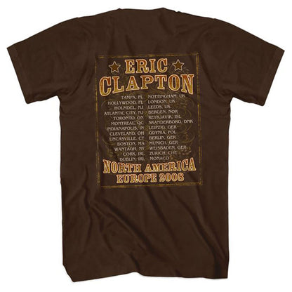 Eric Clapton Guitar Wings T-shirt Back