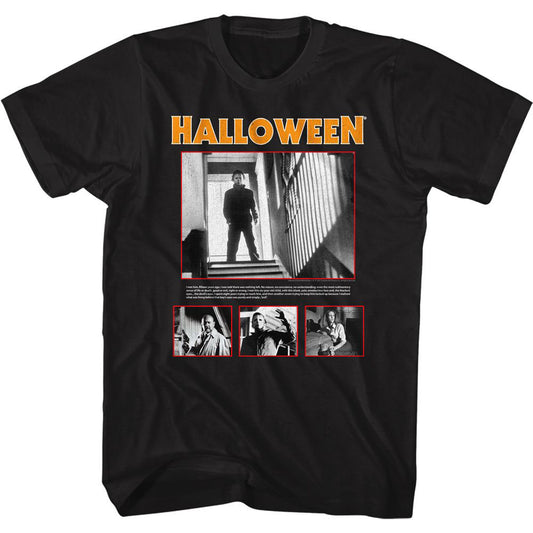 Halloween Pics & Quote T-shirt Front