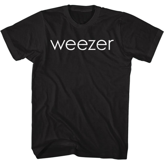 Wht Weezer Logo T-shirt Front