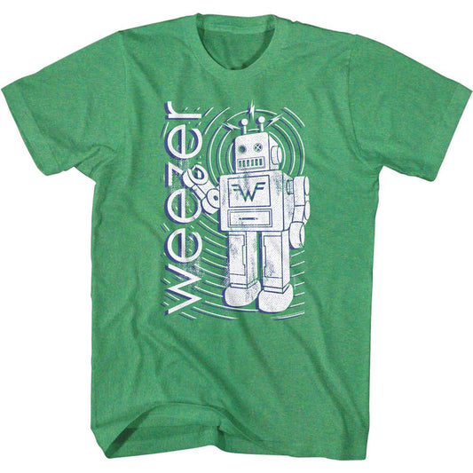 Weezer Robot T-shirt Front