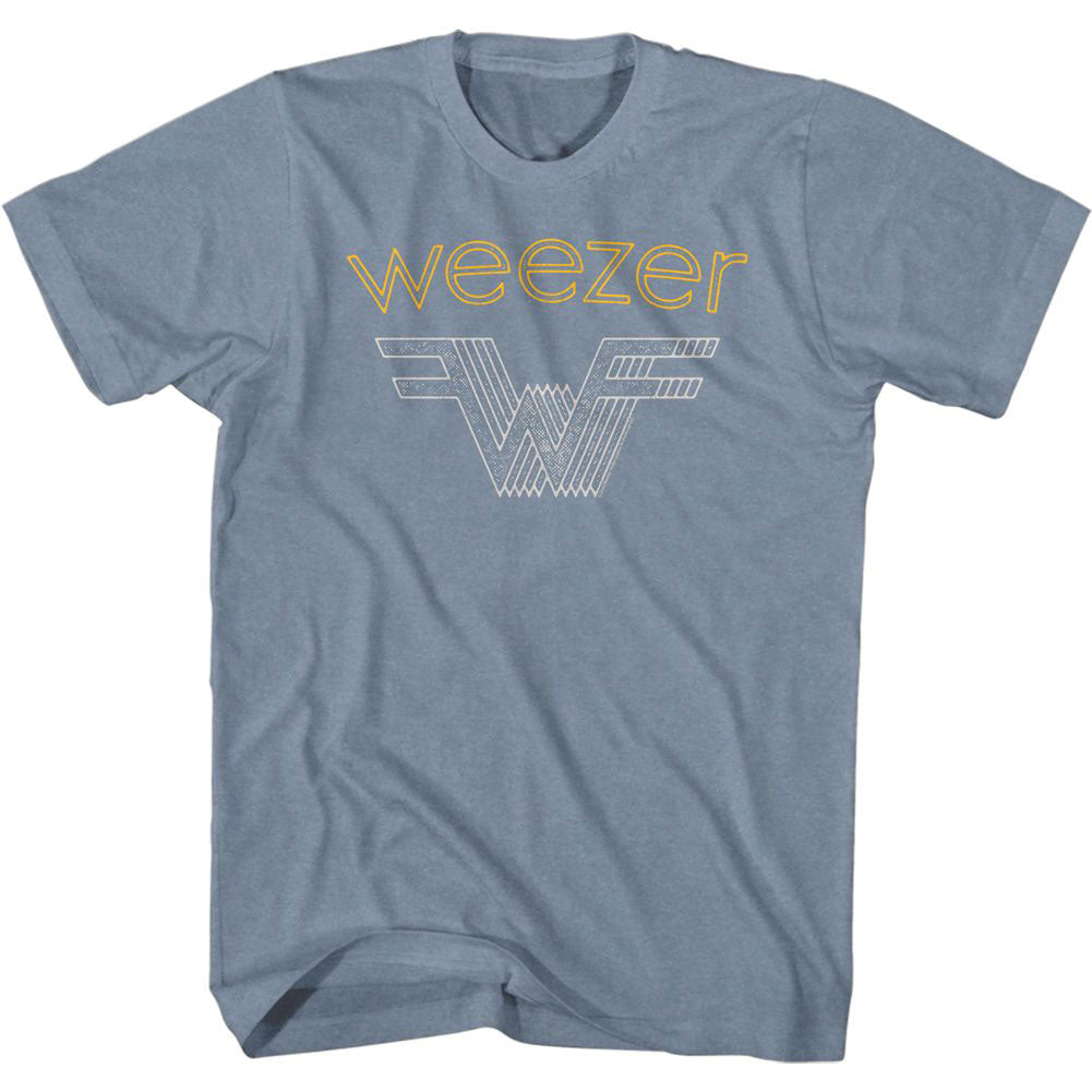 Stacked Weezer T-shirt Front