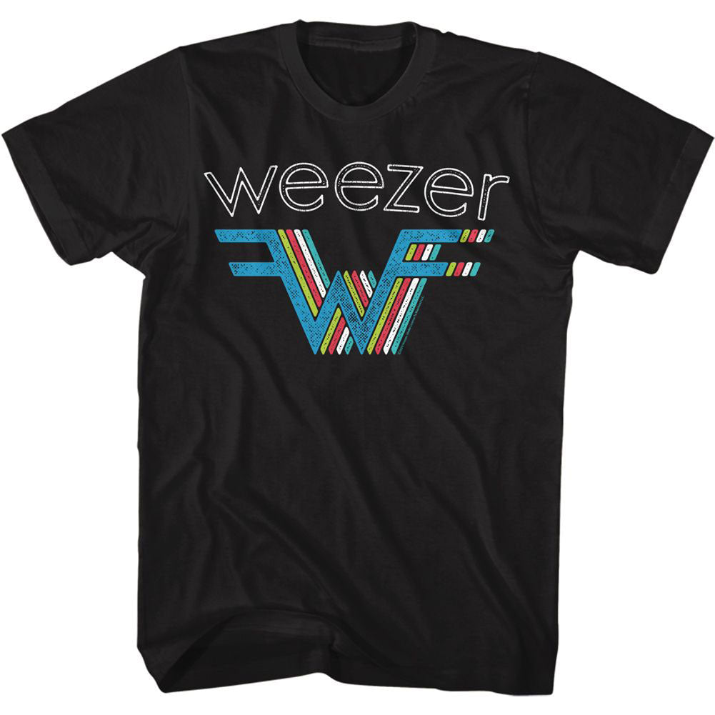 Weezer W Multi Color T-shirt Front