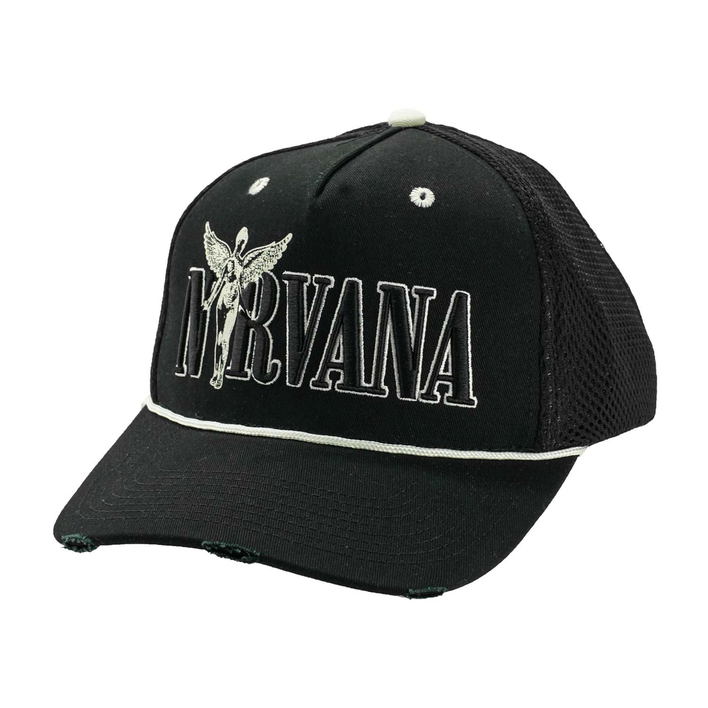 Nirvana In Utero Monochrome Trucker Cap Front