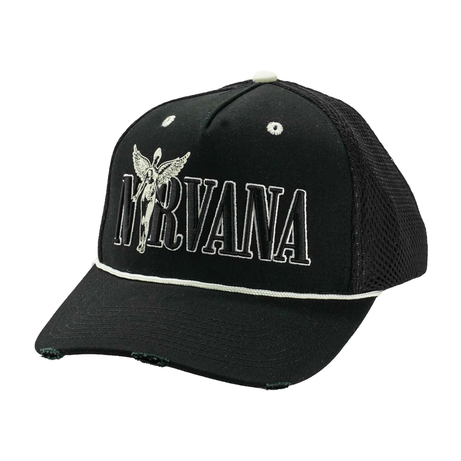 Nirvana In Utero Monochrome Trucker Cap Front