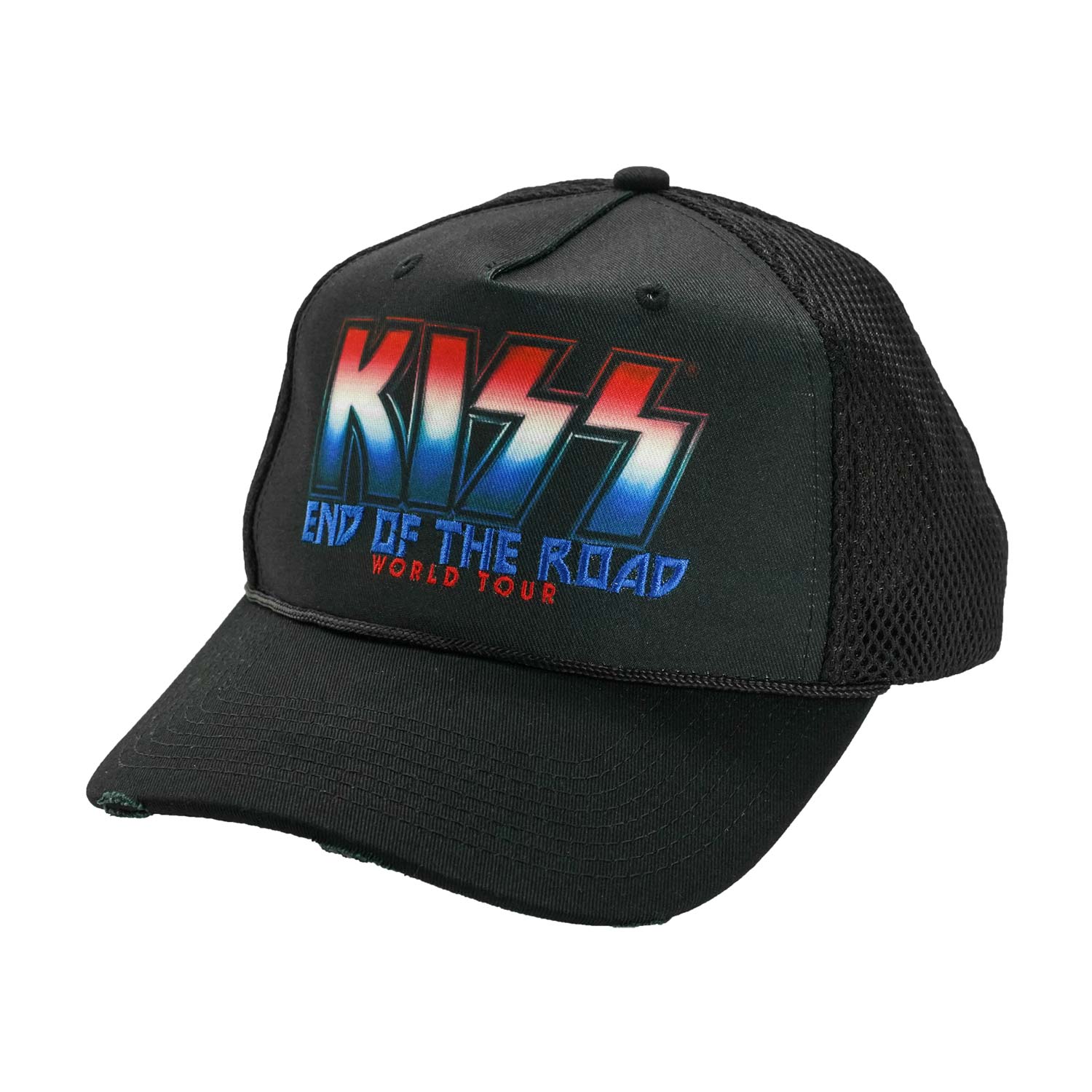 KISS End Of The Road Trucker Cap Front