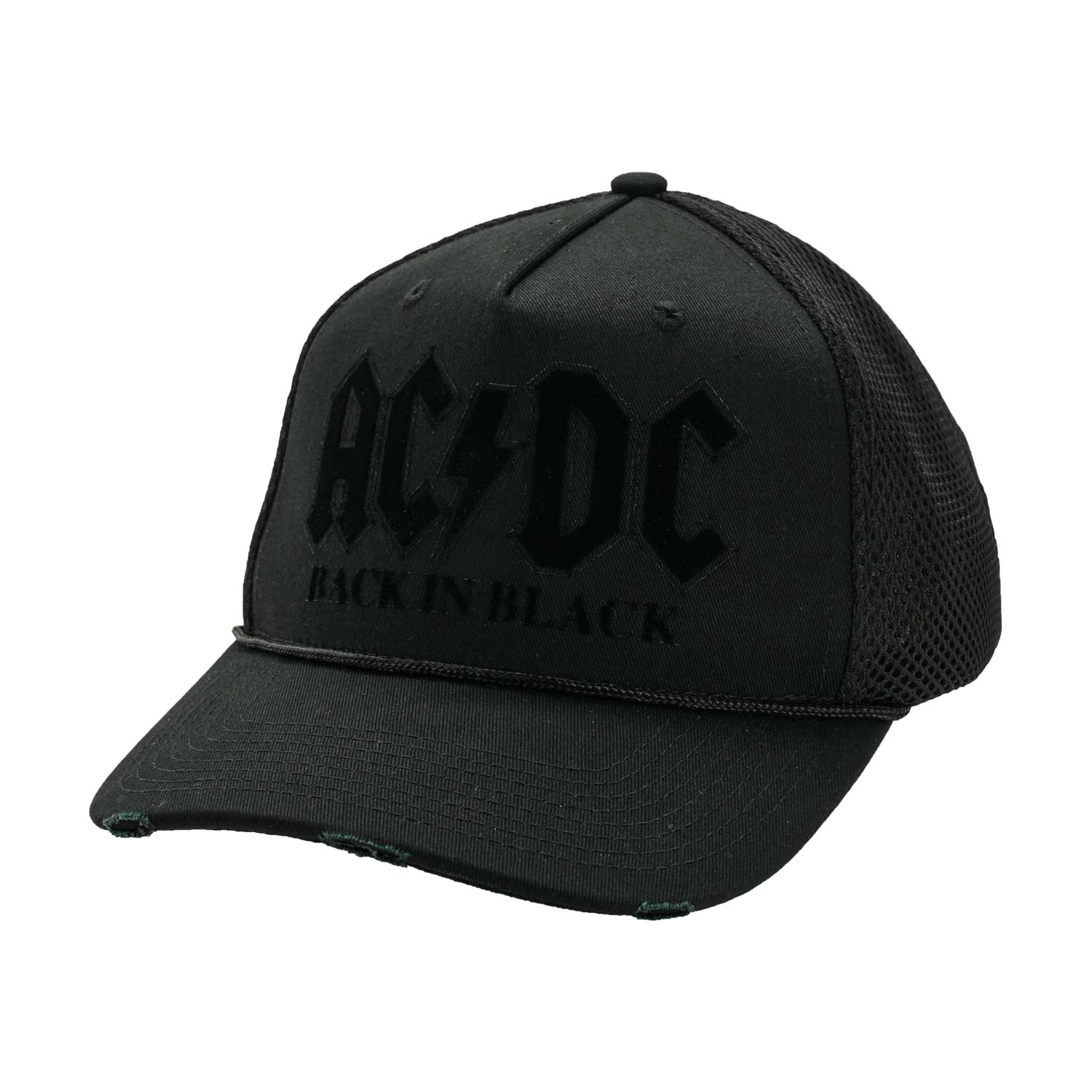 AC/DC Back In Black Trucker Cap Front