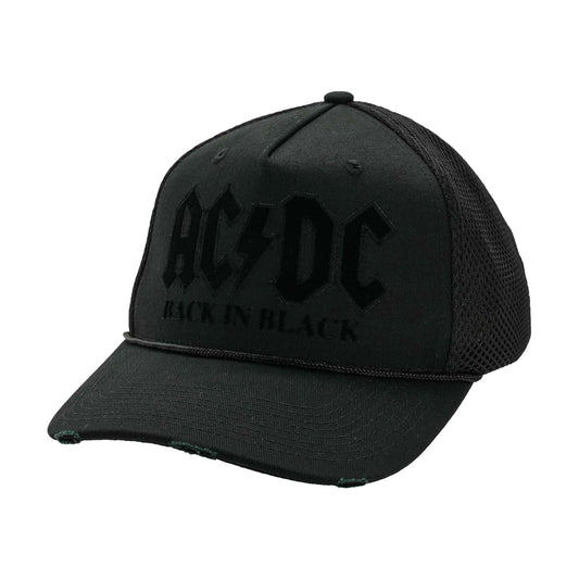 AC/DC Back In Black Trucker Cap Front