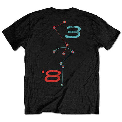 David Bowie Circle Scream (Back Print) Slim Fit T-shirt Back
