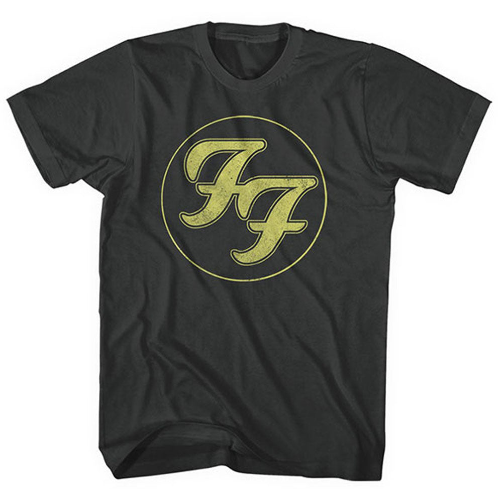 Foo Fighters Distressed FF Logo Slim Fit T-shirt Front
