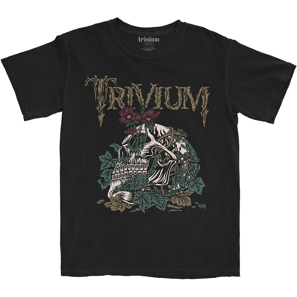 Trivium Skelly Flower Slim Fit T-shirt Front
