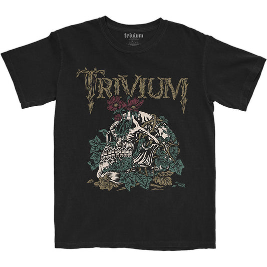 Trivium Skelly Flower Slim Fit T-shirt Front