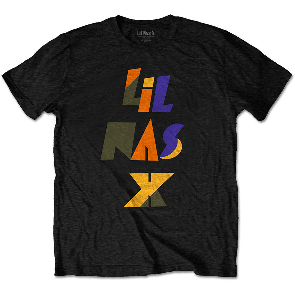 Lil Nas X Scrap Letters Slim Fit T-shirt Front
