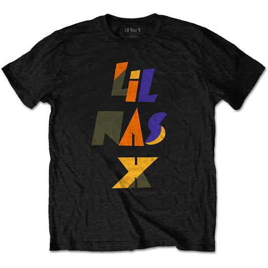 Lil Nas X Scrap Letters Slim Fit T-shirt Front