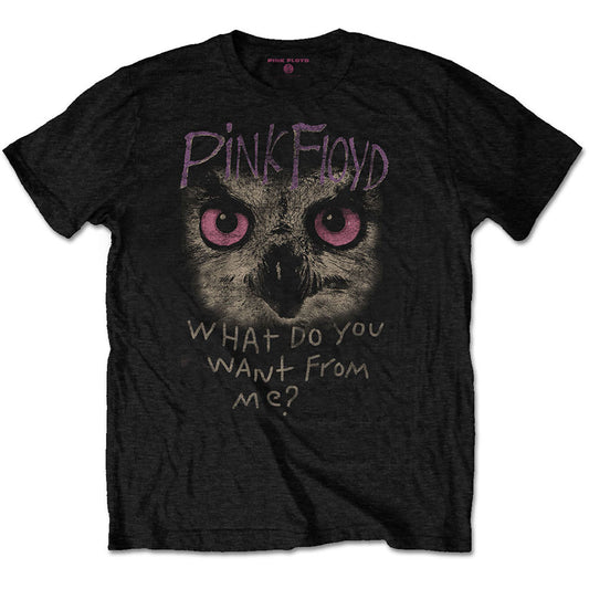 Pink Floyd Owl - WDYWFM? Slim Fit T-shirt Front