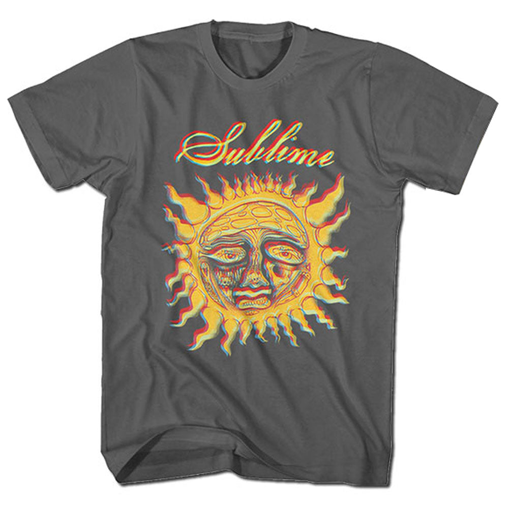 Sublime Yellow Sun Slim Fit T-shirt Front