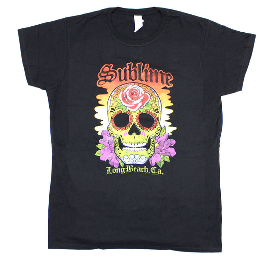 Sublime Colour Skull Ladies Tee Junior Top Front