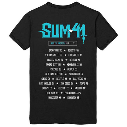 Sum 41 Blue Demon (Back Print) Slim Fit T-shirt Back