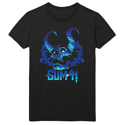 Sum 41 Blue Demon (Back Print) Slim Fit T-shirt Front