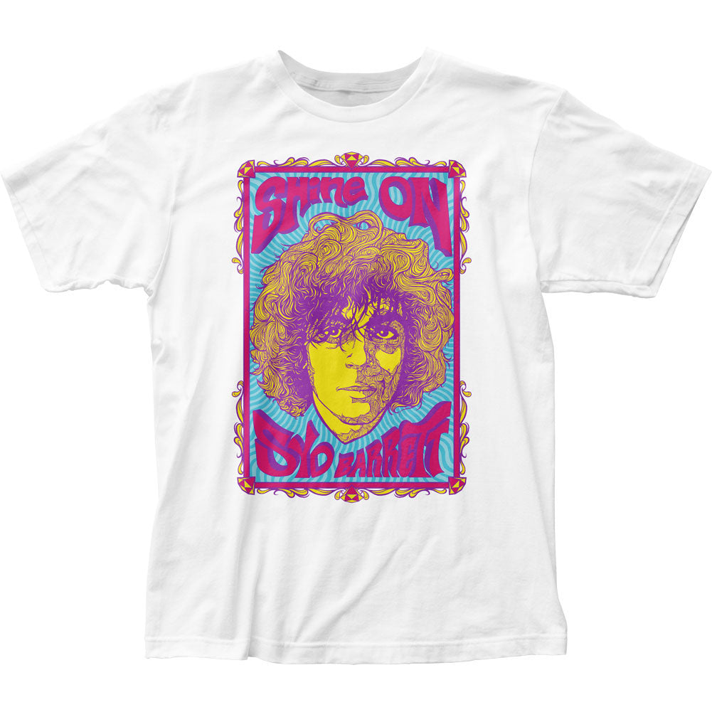 Syd Barrett Swirly Portrait Slim Fit T-shirt Front