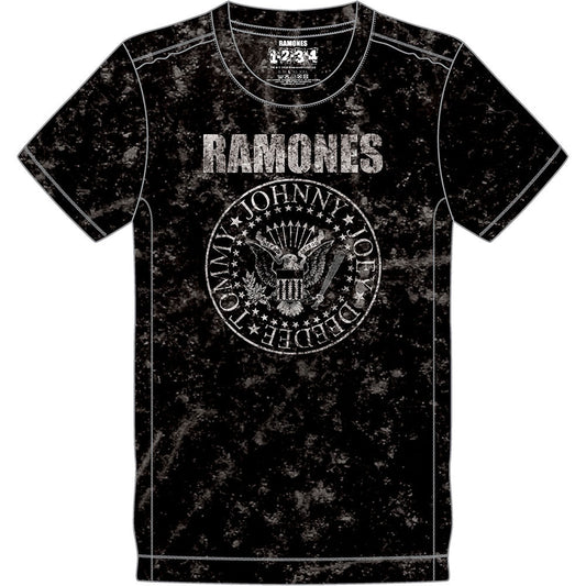 Ramones Presidential Seal Snow Wash Tee Vintage T-shirt Front