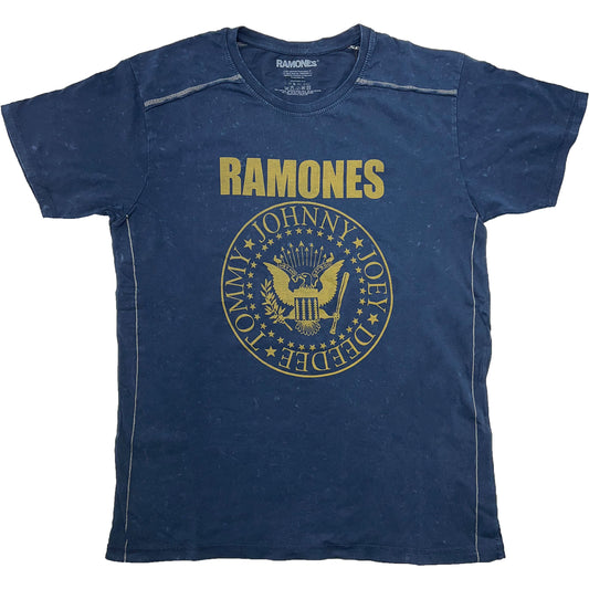 Ramones Presidential Seal Snow Wash Tee Vintage T-shirt Front