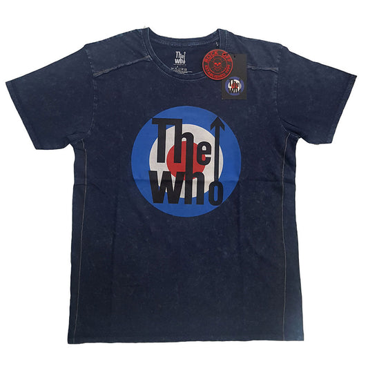 Who Target Logo Snow Wash Tee Vintage T-shirt Front