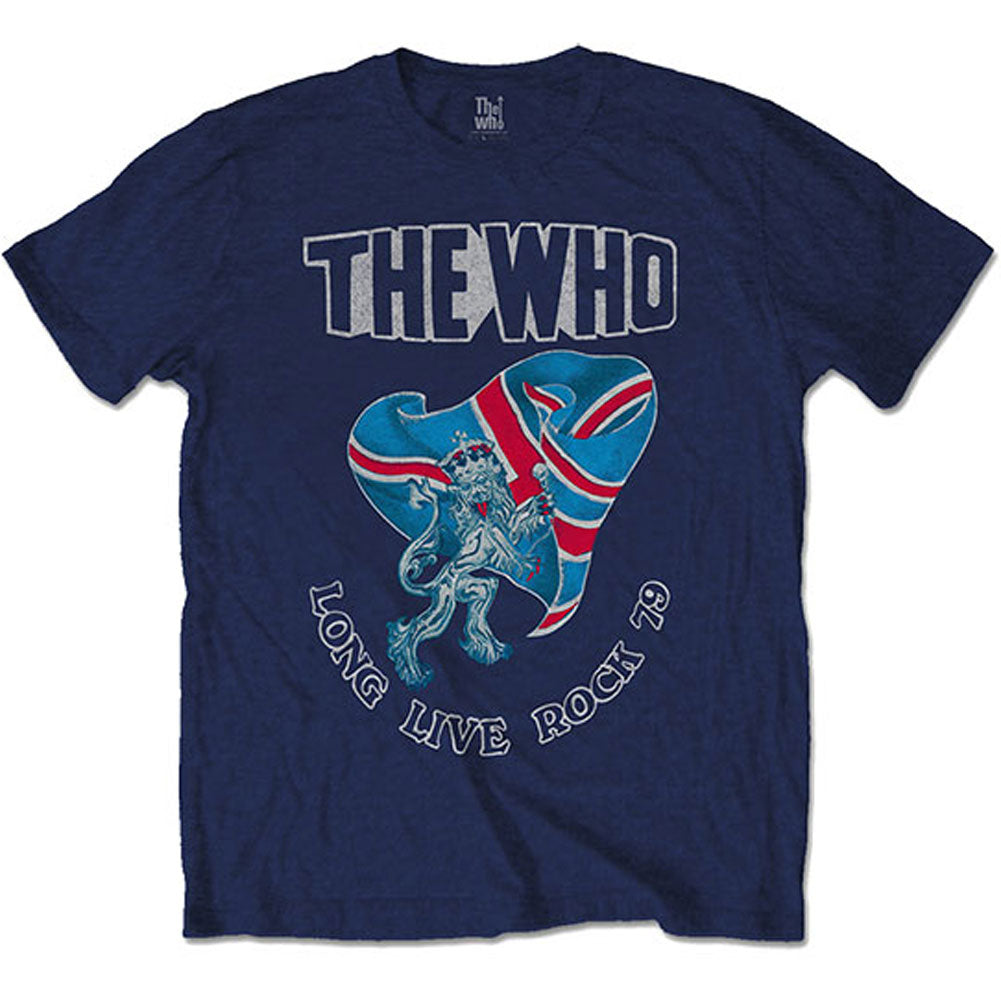 Who Long Live Rock '79 (Back Print) Slim Fit T-shirt Front