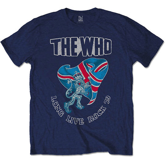Who Long Live Rock '79 (Back Print) Slim Fit T-shirt Front