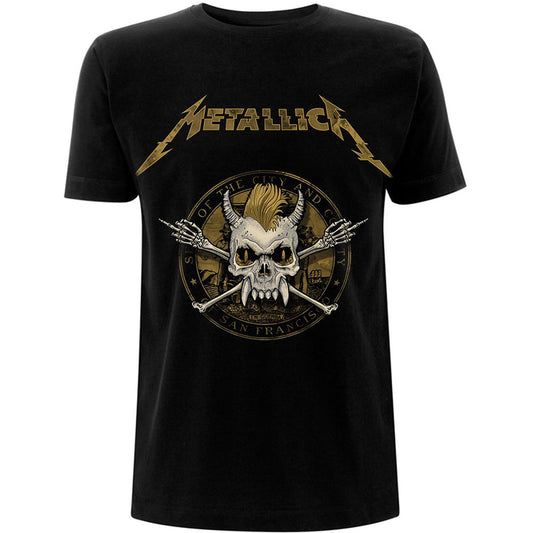 Metallica Scary Guy Seal Slim Fit T-shirt Front