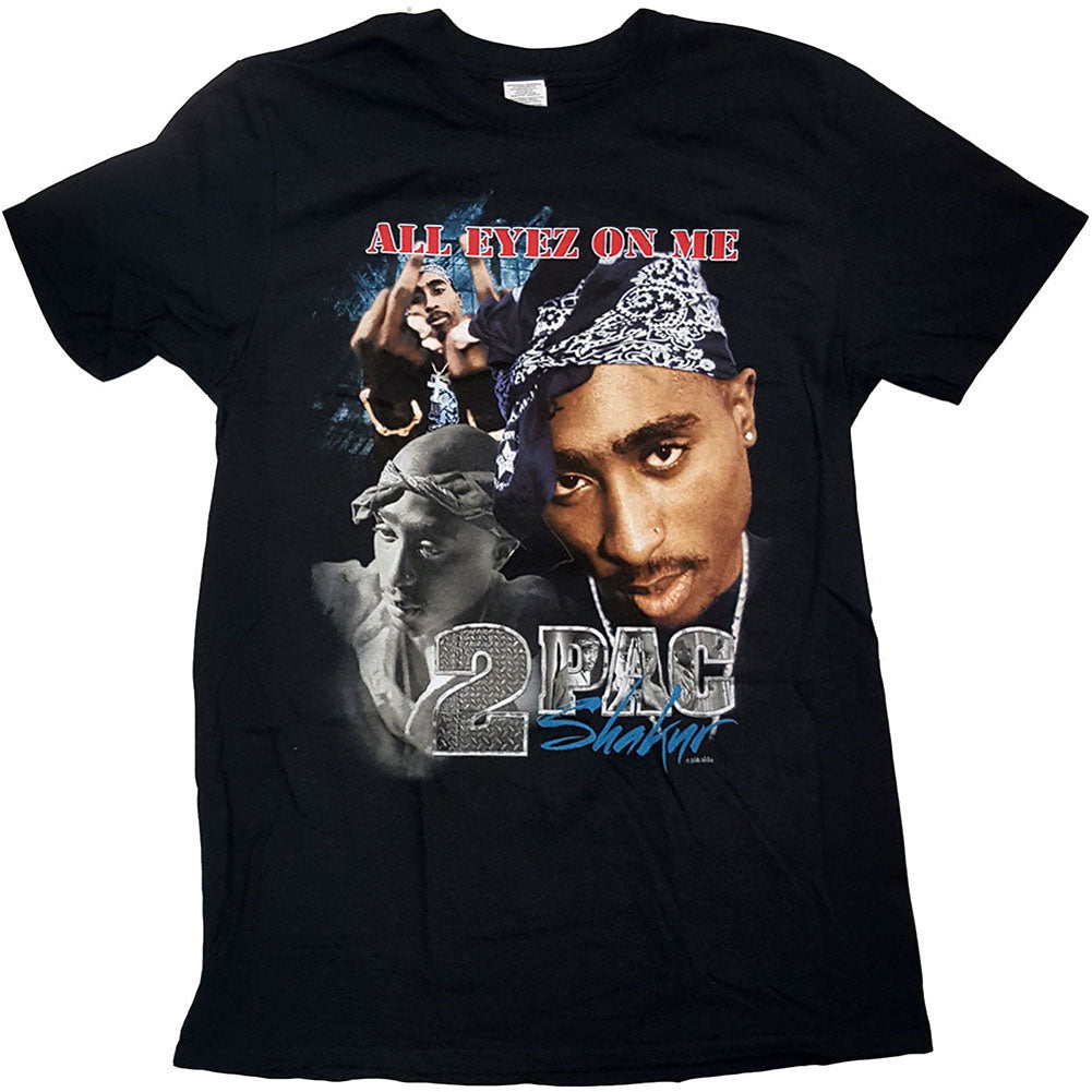 Tupac All Eyez Homage Slim Fit T-shirt Front