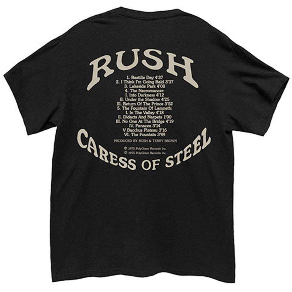 Rush Caress of Steel (Back Print) Slim Fit T-shirt Back