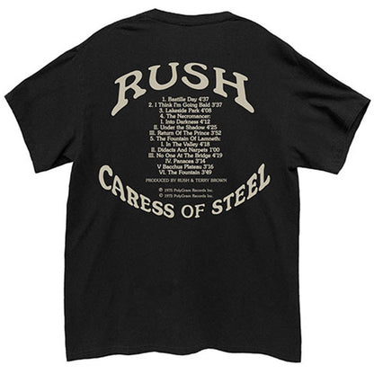 Rush Caress of Steel (Back Print) Slim Fit T-shirt Back