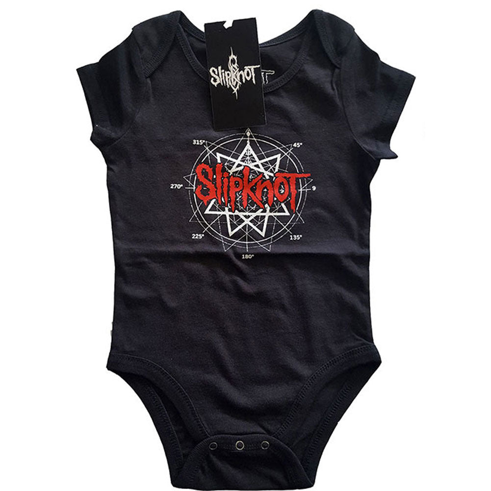 Slipknot Star Logo (Back Print) Kids Baby Grow Bodysuit Front