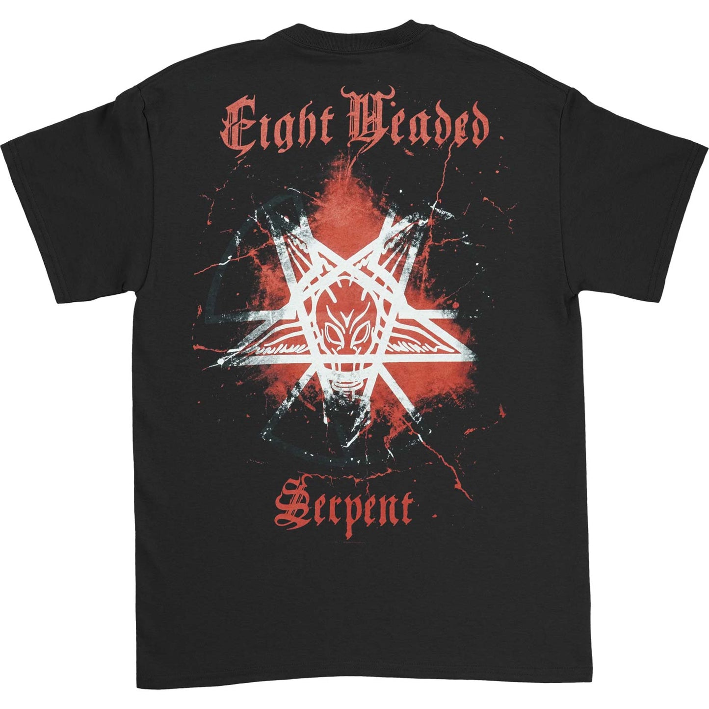 Impaled Nazarene Eight Headed Serpent T-shirt Back