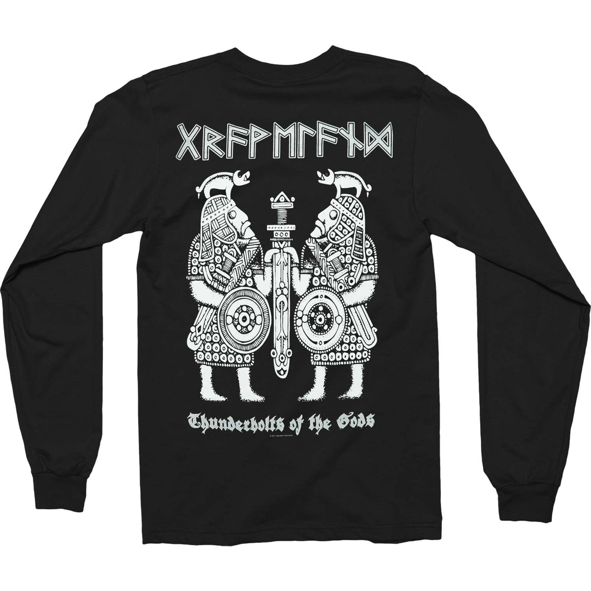 Graveland Thunderbolts Of The Gods Long Sleeve Back