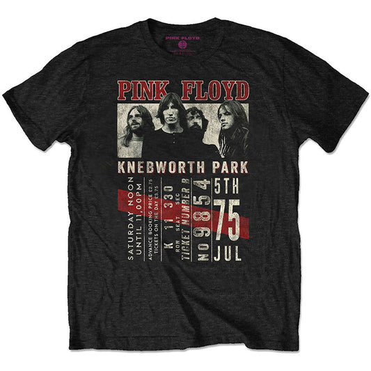 Pink Floyd Knebworth '75 Eco-Tee Vintage T-shirt Front
