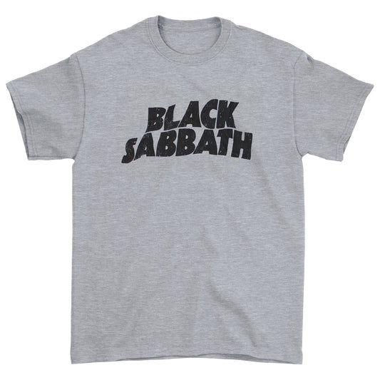 Black Wavy Logo Slim Fit T-shirt