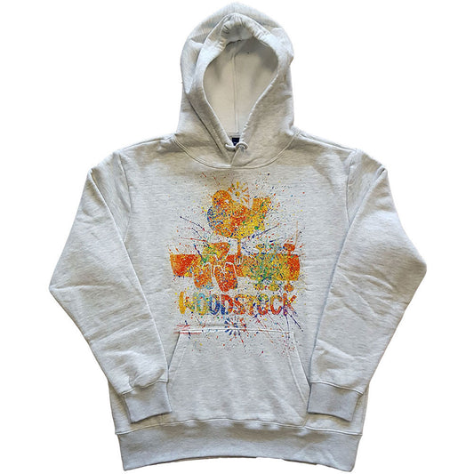 Woodstock Splatter Hooded Sweatshirt Front