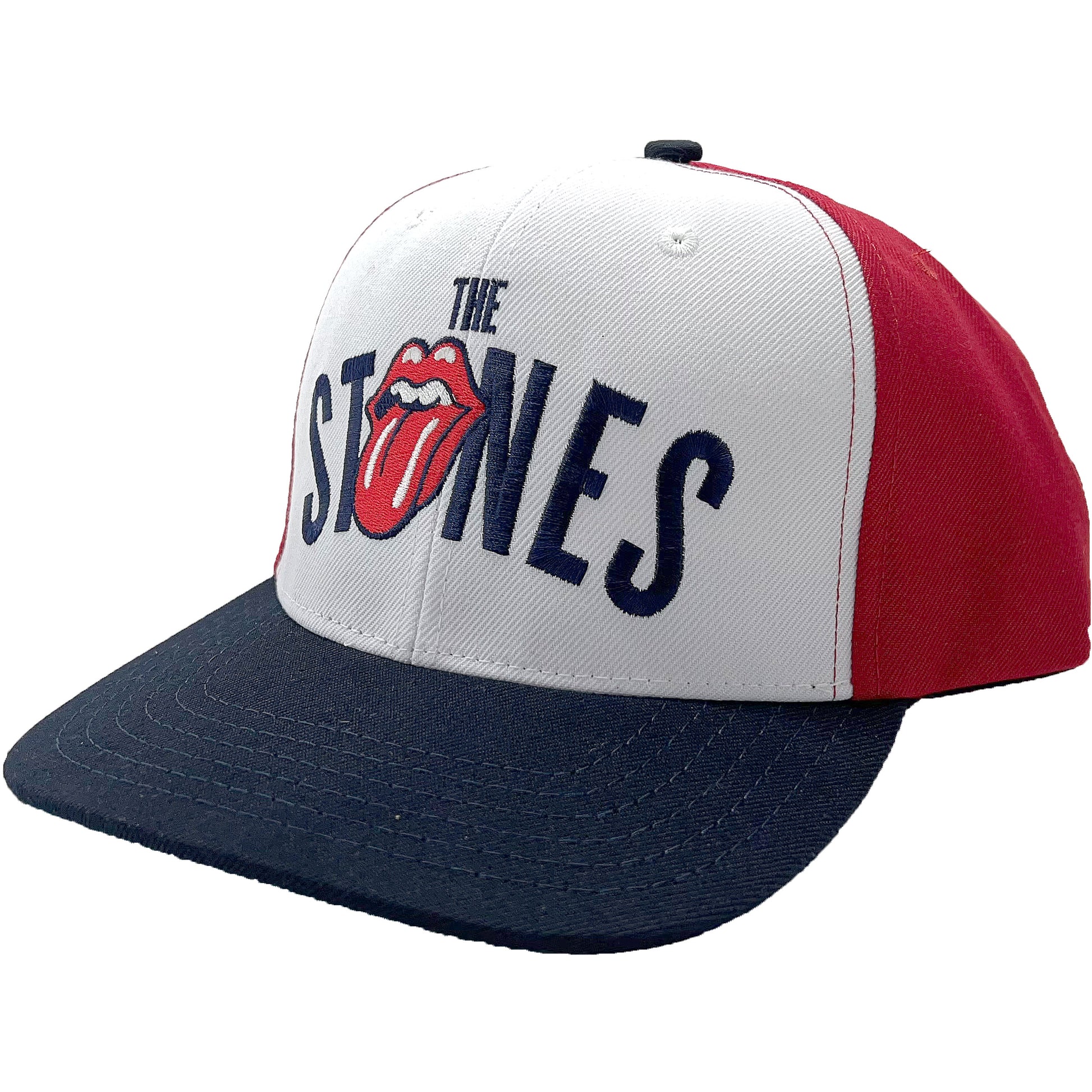 Rolling Stones Red white and blue hat (Rockabilia Minnesota State Fair Exclusive) Baseball Cap Front