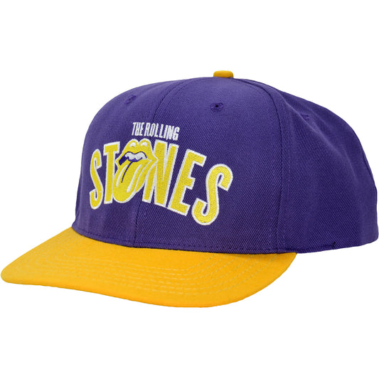 Purple Rolling Stones Hat Baseball Cap