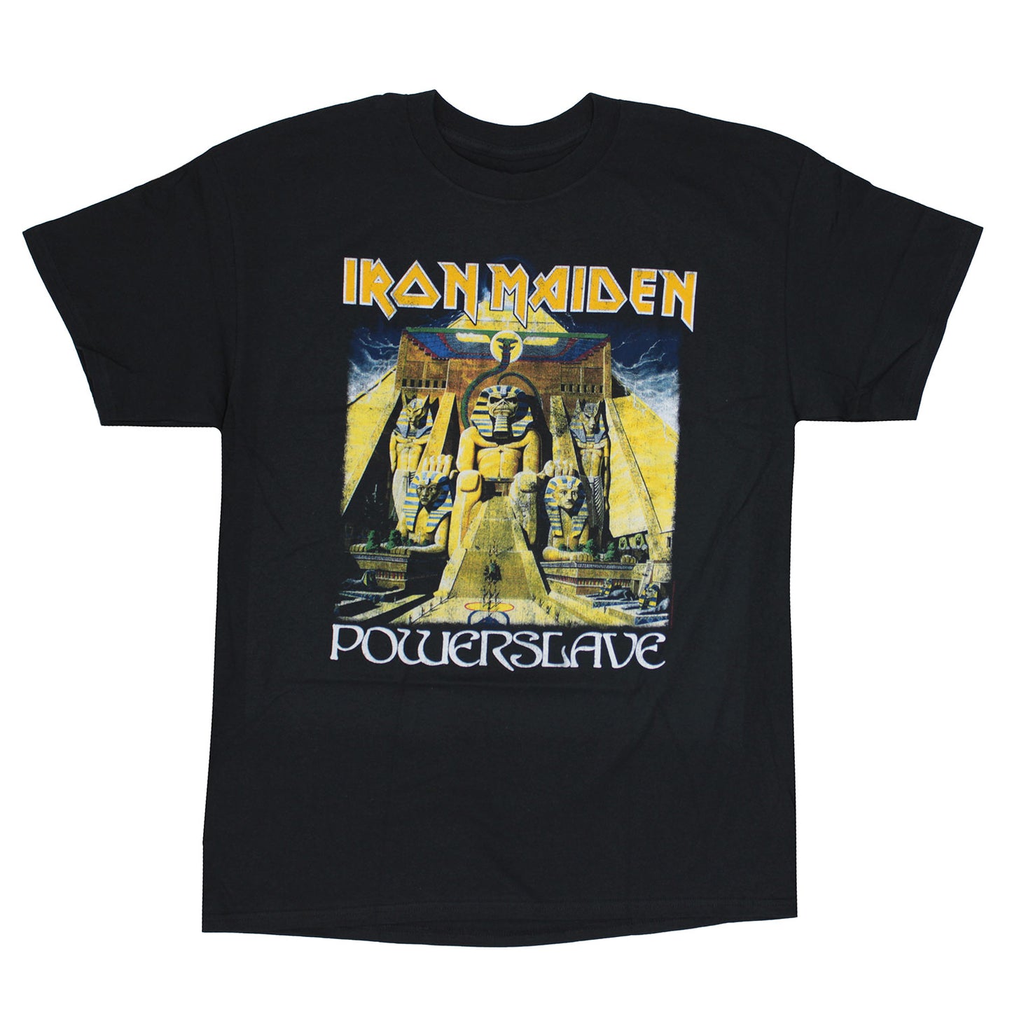 Powerslave World Slavery Tour (Back Print) Slim Fit T-shirt
