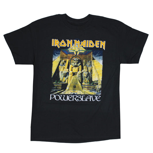 Powerslave World Slavery Tour (Back Print) Slim Fit T-shirt