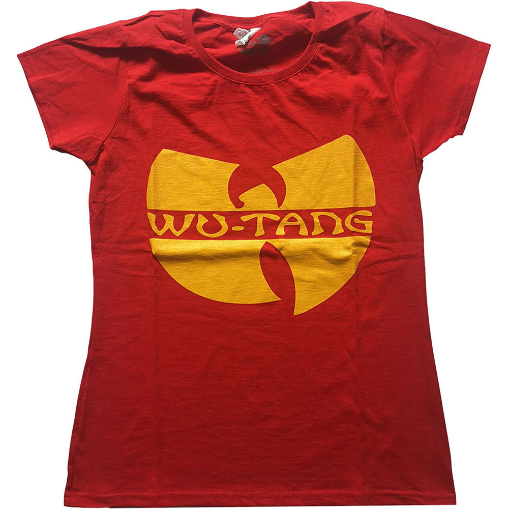 Wu Tang Clan Logo Ladies T-Shirt Junior Top Front