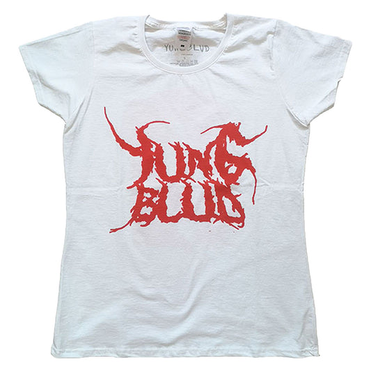 Yungblud DEADHAPPY (Back Print) Ladies T-Shirt Junior Top Front