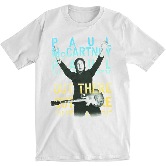Paul Mccartney Fade Out 2015 Tour Tee Slim Fit T-shirt Front