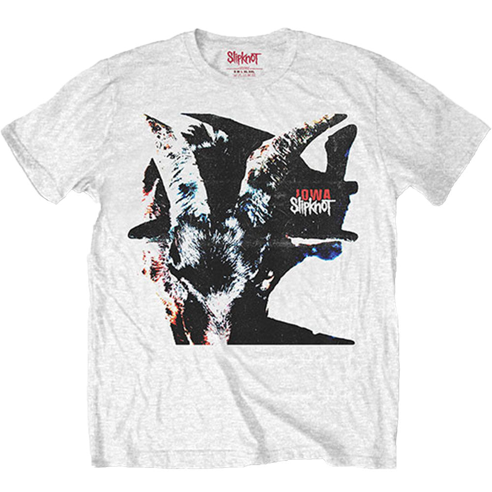 Slipknot Iowa Goat Shadow (Back Print) Slim Fit T-shirt Front