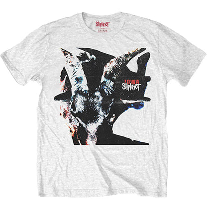 Slipknot Iowa Goat Shadow (Back Print) Slim Fit T-shirt Front